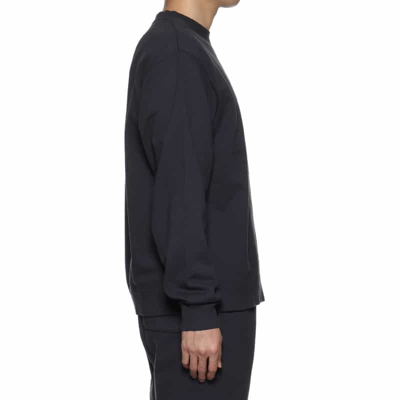 BARNEYS NEW YORK "BARNEYS" ロゴ入りスウェットプルオーバー NAVY