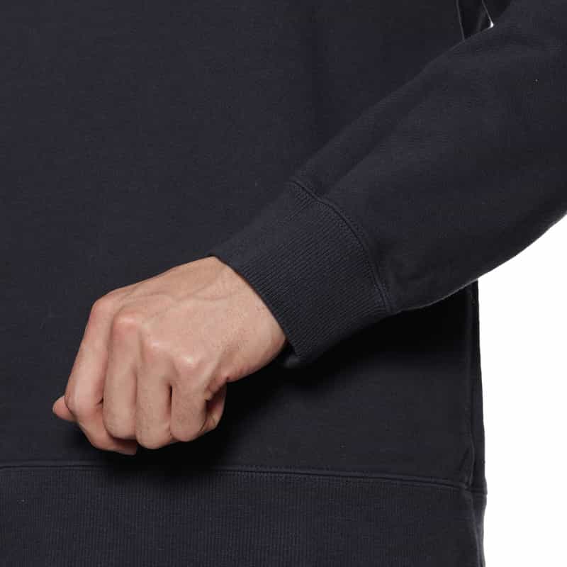 BARNEYS NEW YORK "BARNEYS" ロゴ入りスウェットプルオーバー NAVY