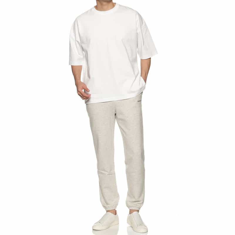 BARNEYS NEW YORK "BARNEYS" ロゴ入りスウェットパンツ GRAY