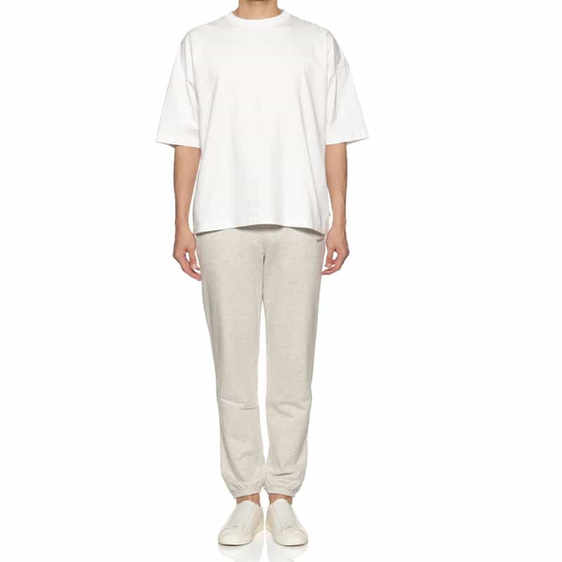 BARNEYS NEW YORK "BARNEYS" ロゴ入りスウェットパンツ GRAY