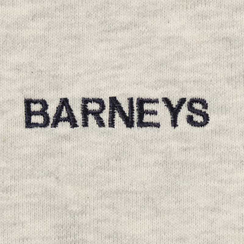 BARNEYS NEW YORK "BARNEYS" ロゴ入りスウェットパンツ GRAY