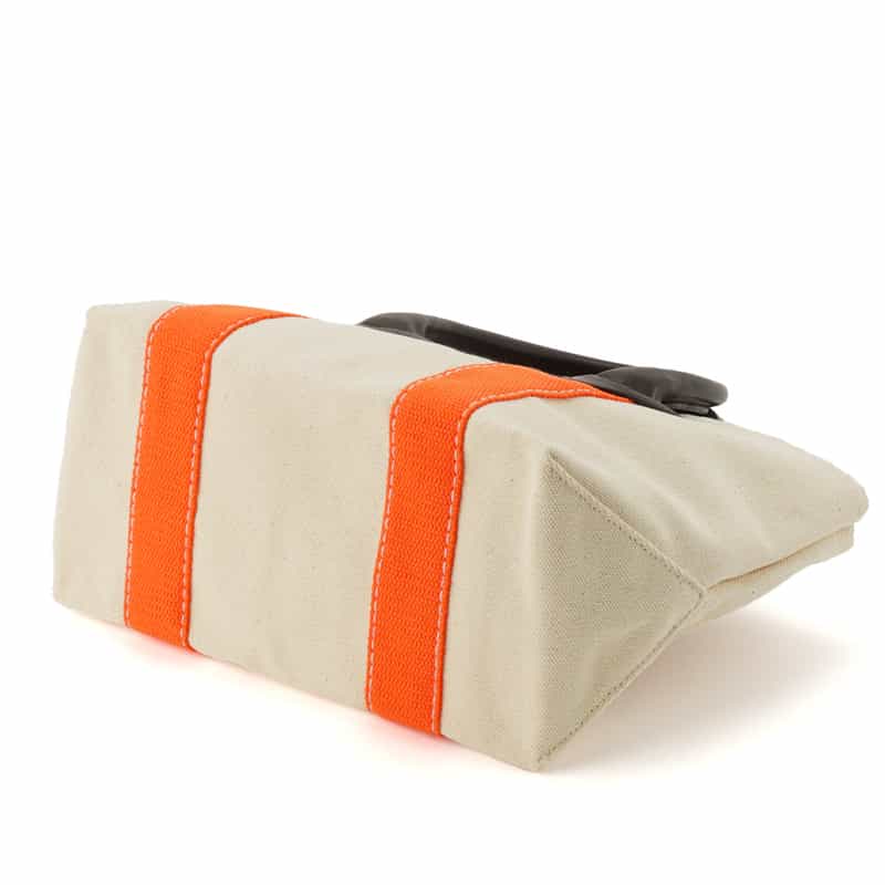 BARNEYS NEW YORK "BARNEYS" コンビネーション ミニトートバッグ ORANGE