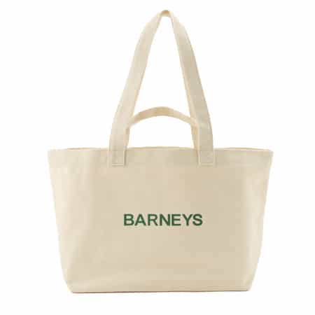 国内【BARNEYS NEW YORK】ロゴ入り横型2WAYトートバッグ BARNEYS