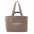"BARNEYS" ロゴ入り横型2WAYトートバッグ