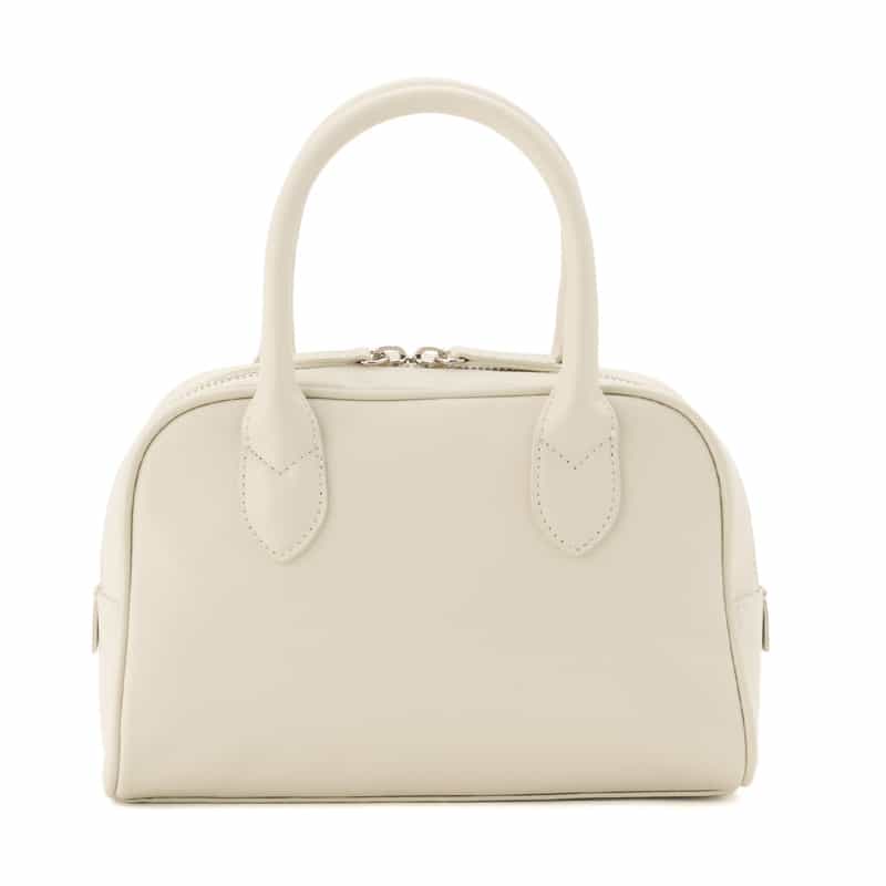 BARNEYS NEW YORK 2WAY ミニボストンバッグ WHITE