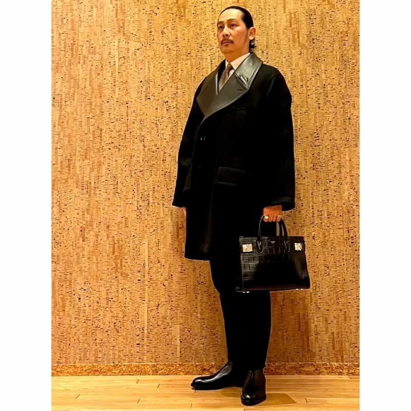 PELLE MORBIDA PELLE MORBIDA＜ペッレ モルビダ＞バーニーズ　ニューヨーク限定ミニボストンバッグ BLACK