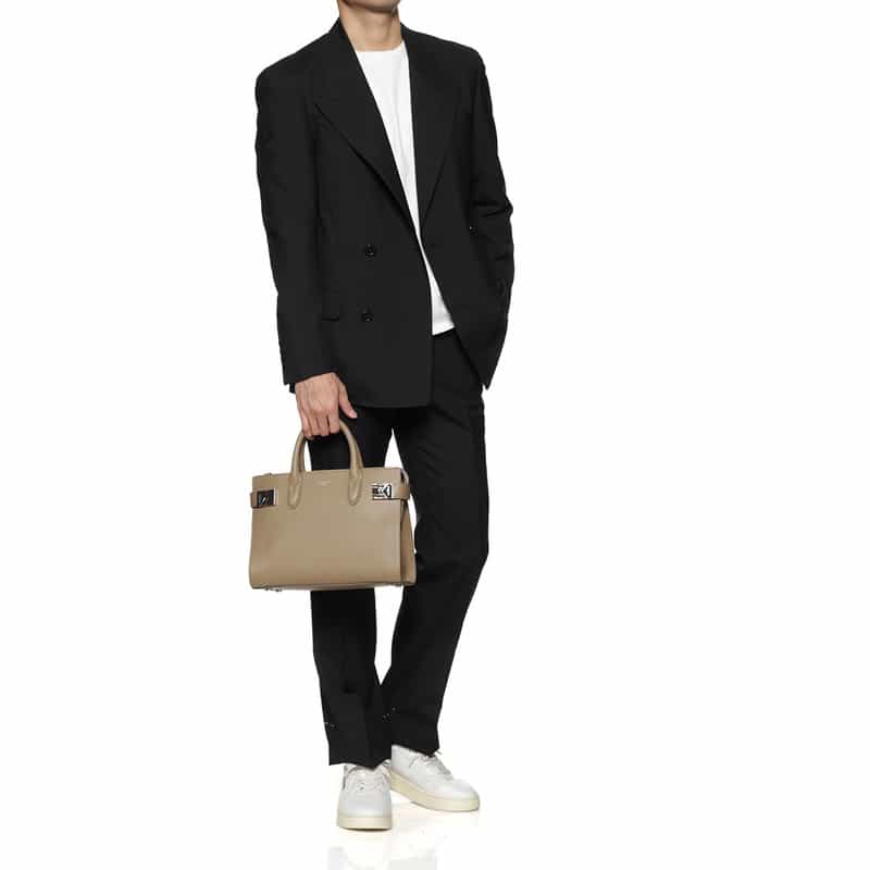 PELLE MORBIDA PELLE MORBIDA＜ペッレ モルビダ＞レザーミニボストンバッグ BEIGE