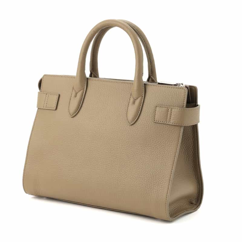 PELLE MORBIDA PELLE MORBIDA＜ペッレ モルビダ＞レザーミニボストンバッグ BEIGE