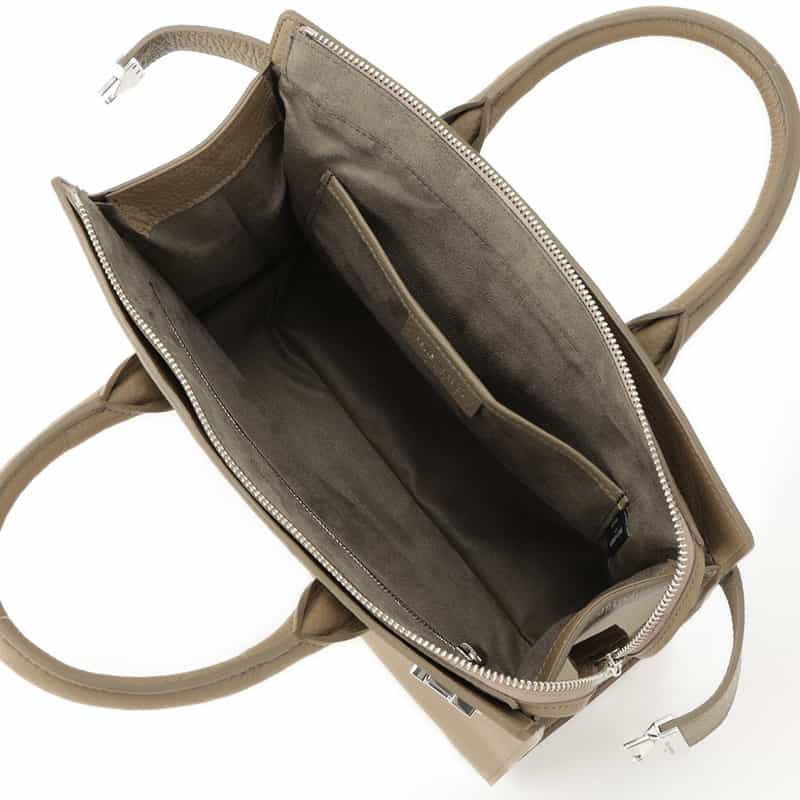 PELLE MORBIDA PELLE MORBIDA＜ペッレ モルビダ＞レザーミニボストンバッグ BEIGE