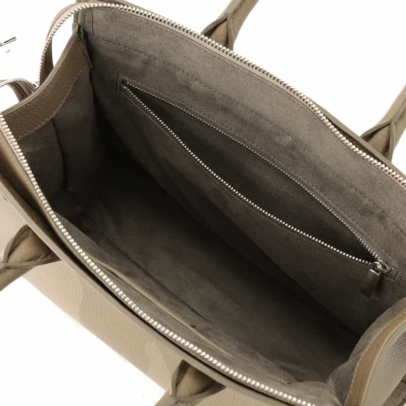 PELLE MORBIDA PELLE MORBIDA＜ペッレ モルビダ＞レザーミニボストンバッグ BEIGE