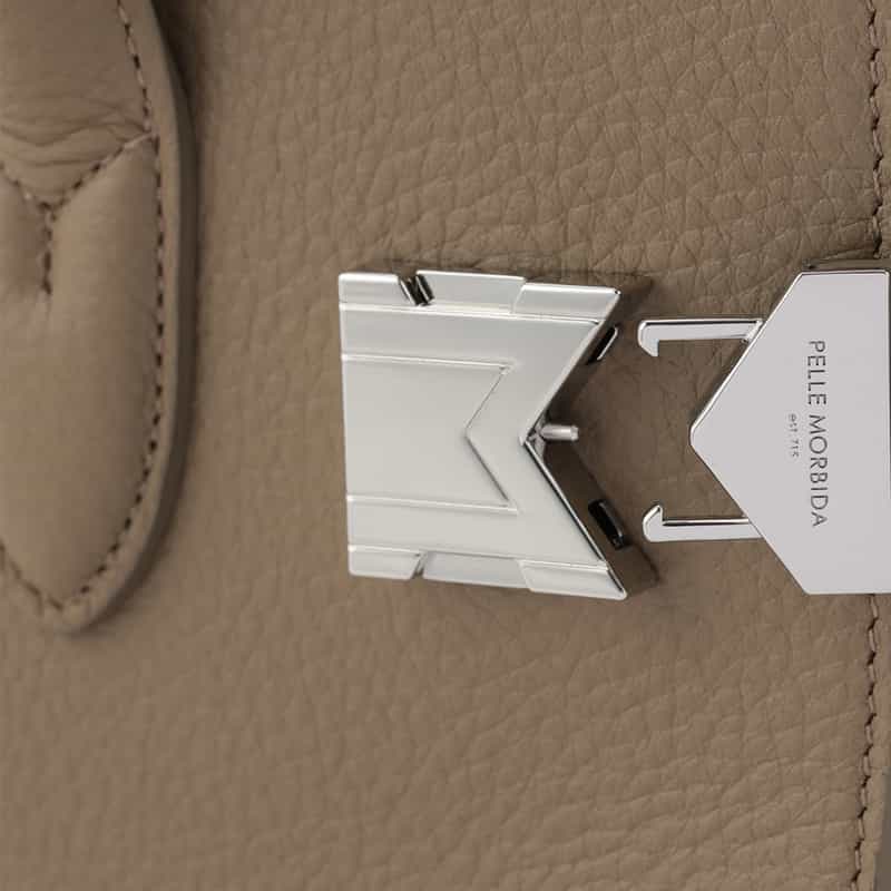 PELLE MORBIDA PELLE MORBIDA＜ペッレ モルビダ＞レザーミニボストンバッグ BEIGE