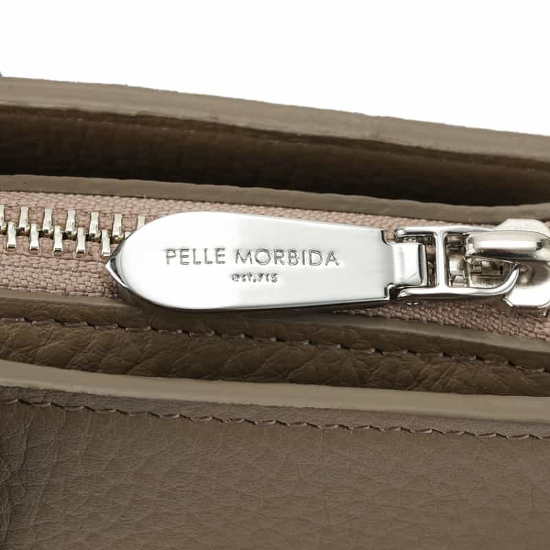 PELLE MORBIDA PELLE MORBIDA＜ペッレ モルビダ＞レザーミニボストンバッグ BEIGE