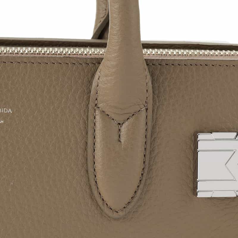 PELLE MORBIDA PELLE MORBIDA＜ペッレ モルビダ＞レザーミニボストンバッグ BEIGE