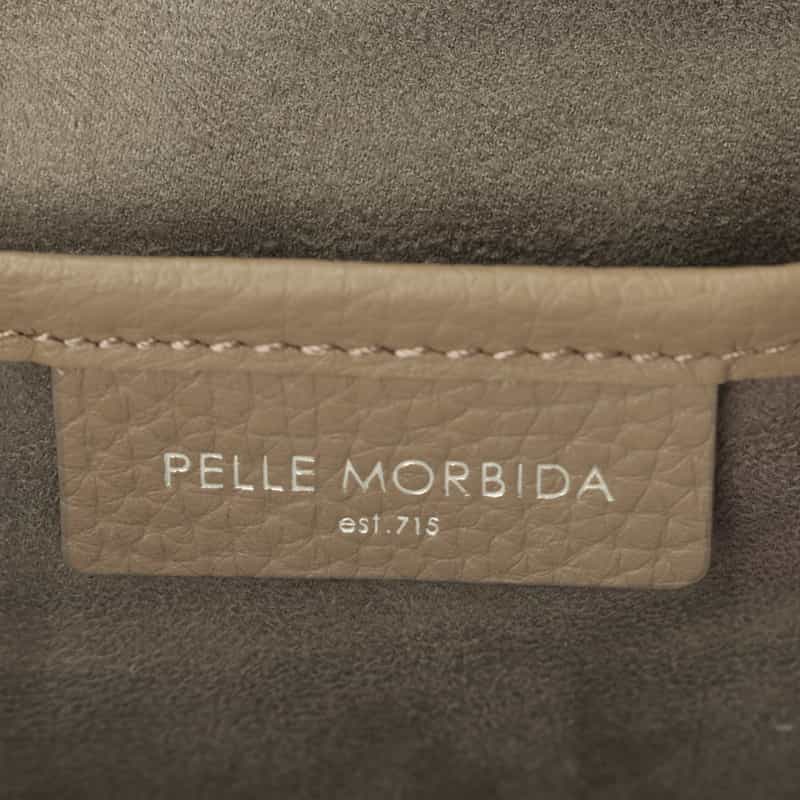 PELLE MORBIDA PELLE MORBIDA＜ペッレ モルビダ＞レザーミニボストンバッグ BEIGE