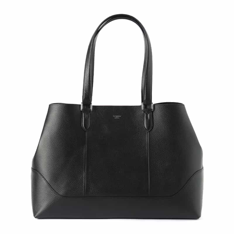 PELLE MORBIDA PELLE MORBIDA＜ペッレ モルビダ＞レザー トートバッグ BLACK