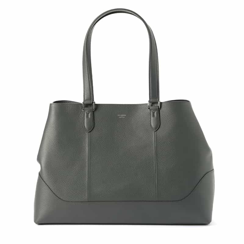 PELLE MORBIDA レザー トートバッグ GRAY