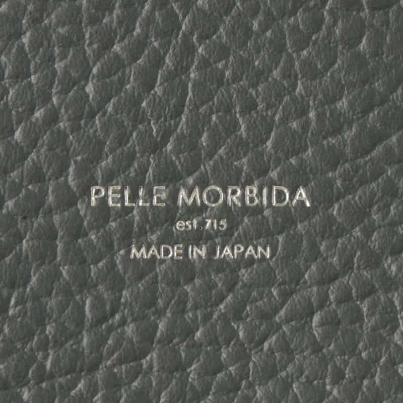 PELLE MORBIDA PELLE MORBIDA＜ペッレ モルビダ＞レザー トートバッグ GRAY