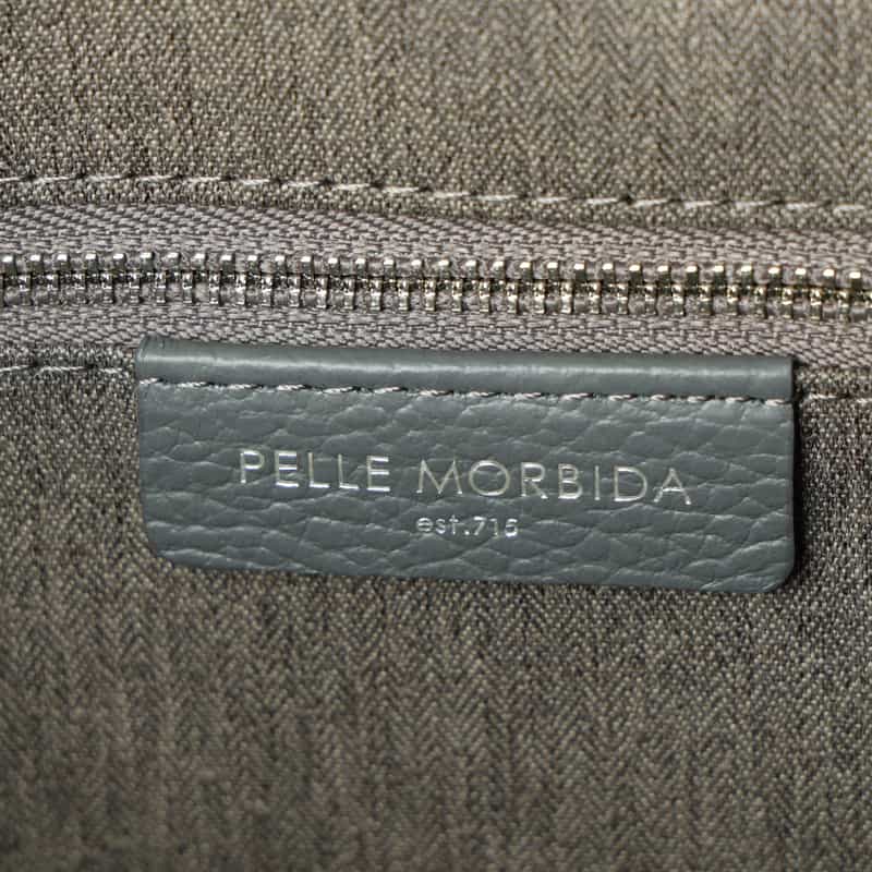 PELLE MORBIDA PELLE MORBIDA＜ペッレ モルビダ＞レザー トートバッグ GRAY