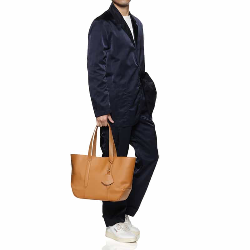 PELLE MORBIDA PELLE MORBIDA＜ペッレ モルビダ＞レザートートバッグ CAMEL