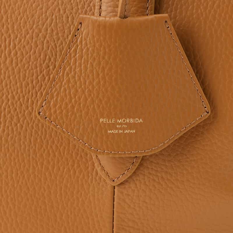 PELLE MORBIDA PELLE MORBIDA＜ペッレ モルビダ＞レザートートバッグ CAMEL