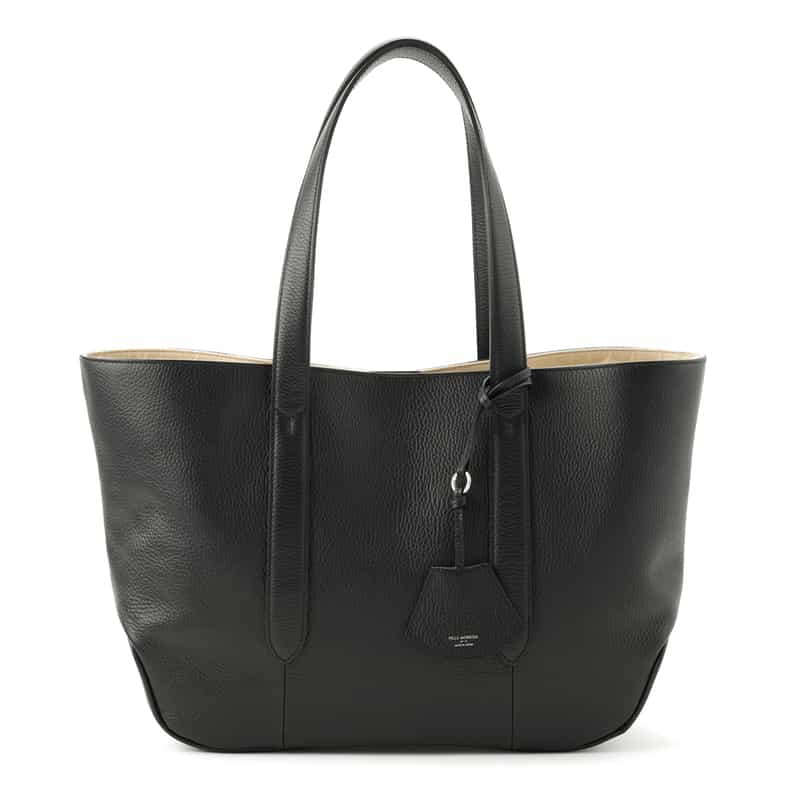 PELLE MORBIDA PELLE MORBIDA＜ペッレ モルビダ＞レザートートバッグ BLACK