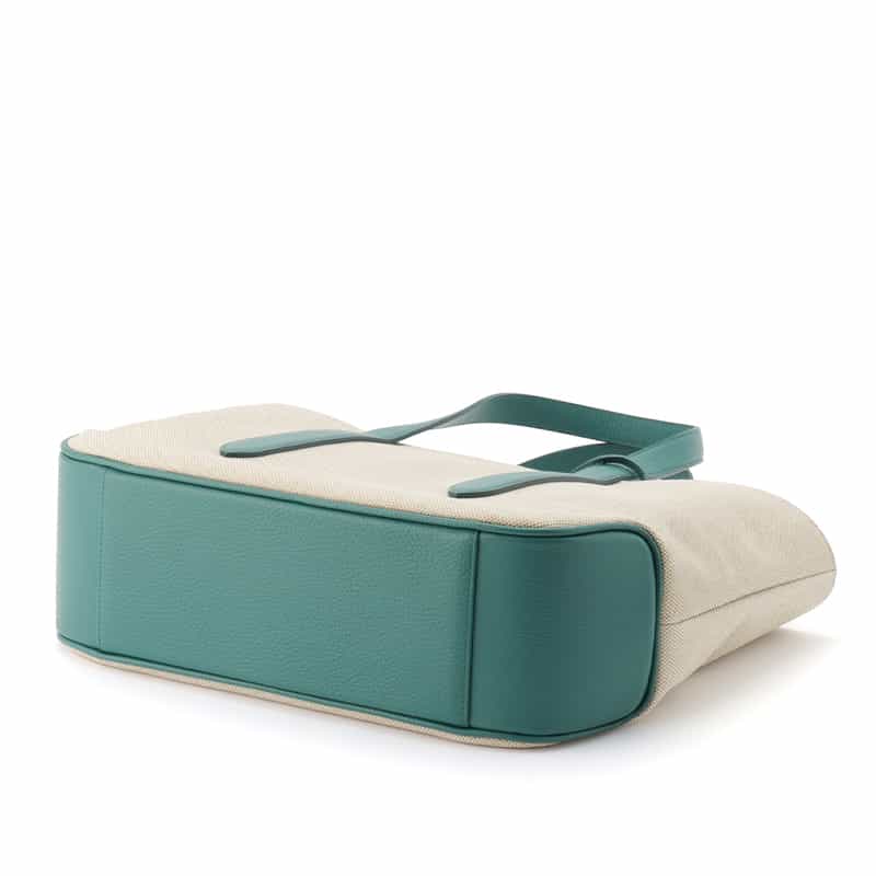 PELLE MORBIDA PELLE MORBIDA＜ペッレ モルビダ＞キャンバストートバッグ GREEN