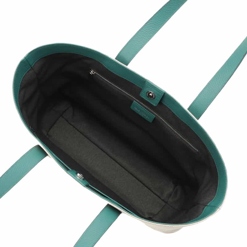 PELLE MORBIDA PELLE MORBIDA＜ペッレ モルビダ＞キャンバストートバッグ GREEN