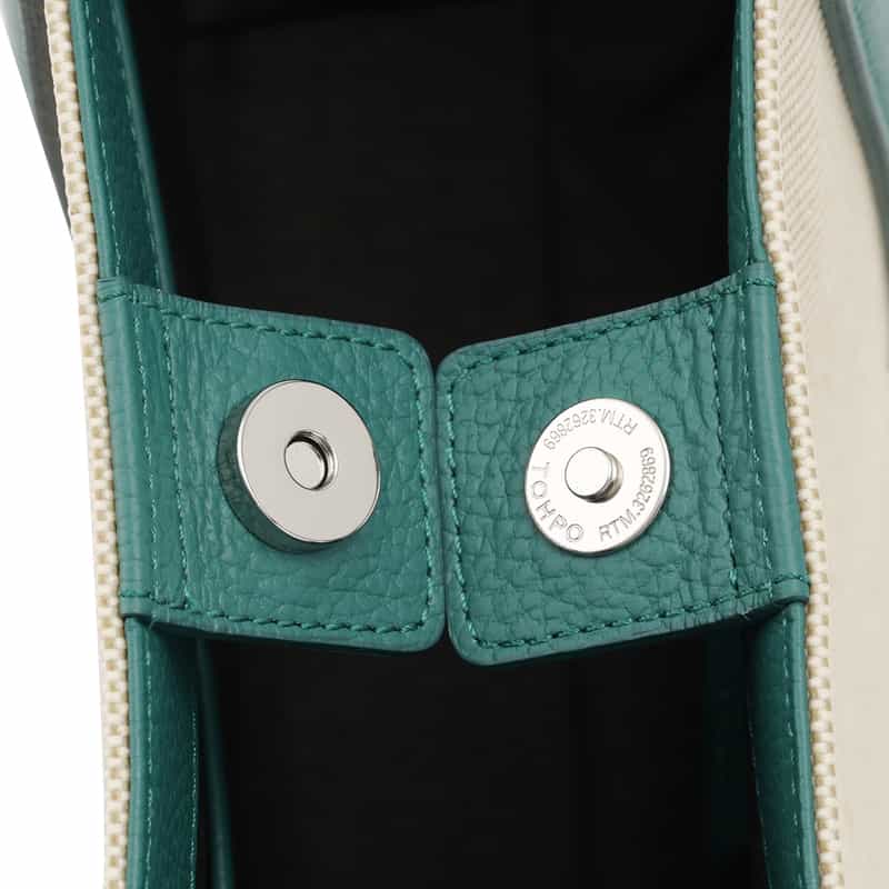 PELLE MORBIDA PELLE MORBIDA＜ペッレ モルビダ＞キャンバストートバッグ GREEN