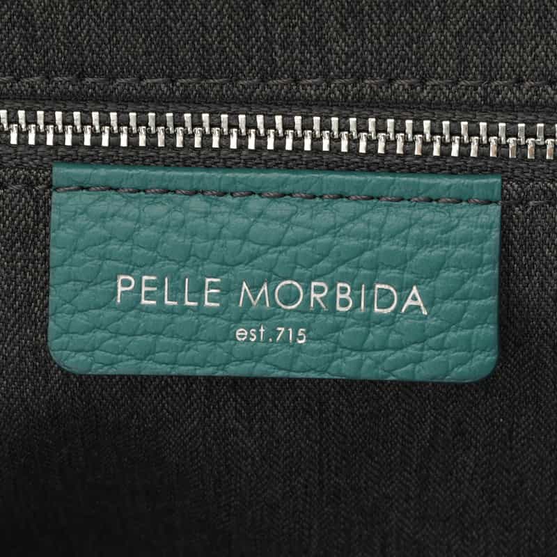 PELLE MORBIDA PELLE MORBIDA＜ペッレ モルビダ＞キャンバストートバッグ GREEN
