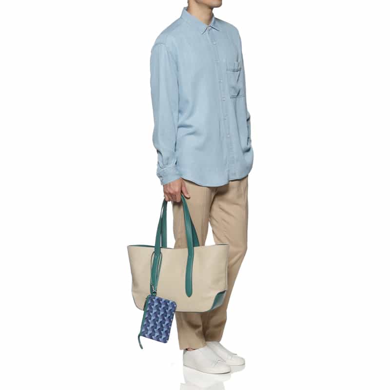 PELLE MORBIDA PELLE MORBIDA＜ペッレ モルビダ＞キャンバストートバッグ GREEN