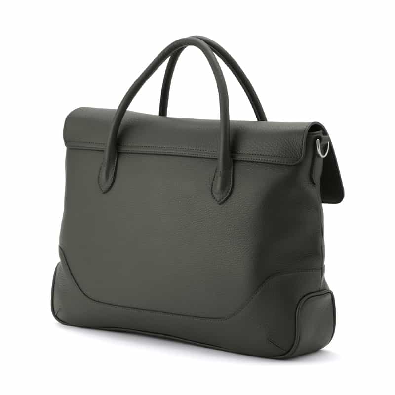 PELLE MORBIDA PELLE MORBIDA＜ペッレ モルビダ＞フラップボストンバッグ GRAY