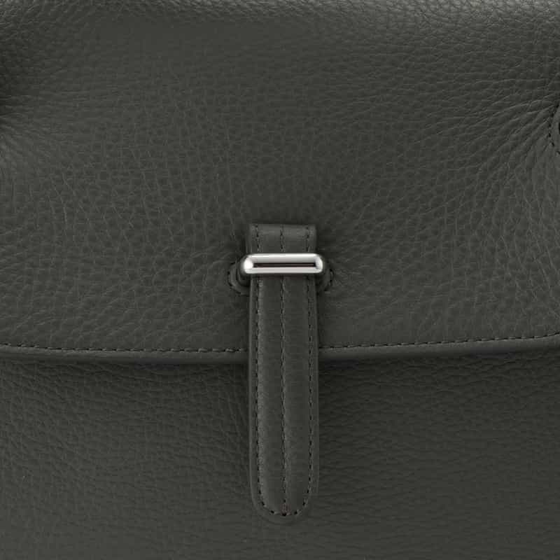 PELLE MORBIDA PELLE MORBIDA＜ペッレ モルビダ＞フラップボストンバッグ GRAY