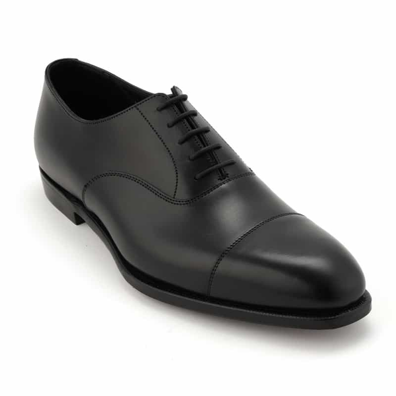 CROCKETT＆JONES キャップトゥシューズ BLACK