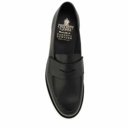 【CROCKETT&JONES製】BARNEYS NEWYORK ローファー 美品 CROCKETT＆JONES クロケット＆ジョーンズ BARNEYS NEW YORK