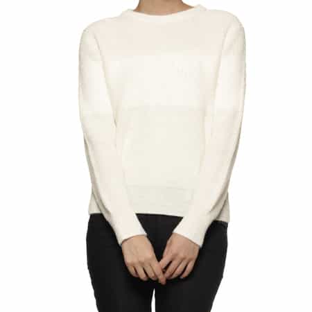 ウォッシャブル コンビネーションボーダーニットプルオーバー