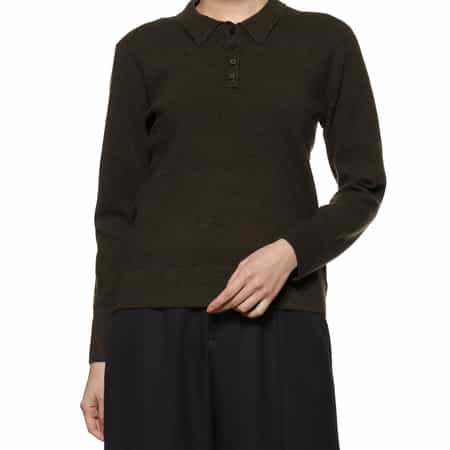 ウォッシャブル ポロニットプルオーバー