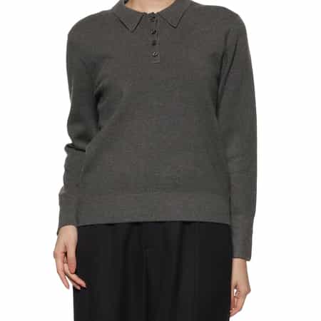 ウォッシャブル ポロニットプルオーバー