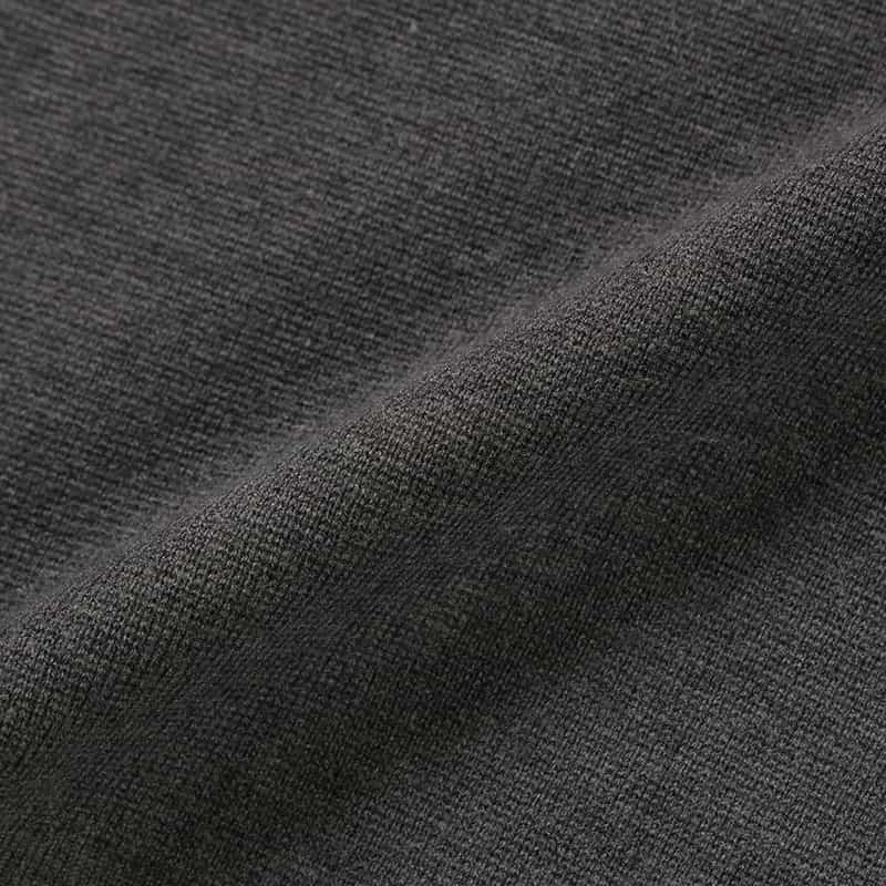 BARNEYS NEW YORK ウォッシャブル ポロニットプルオーバー GRAY