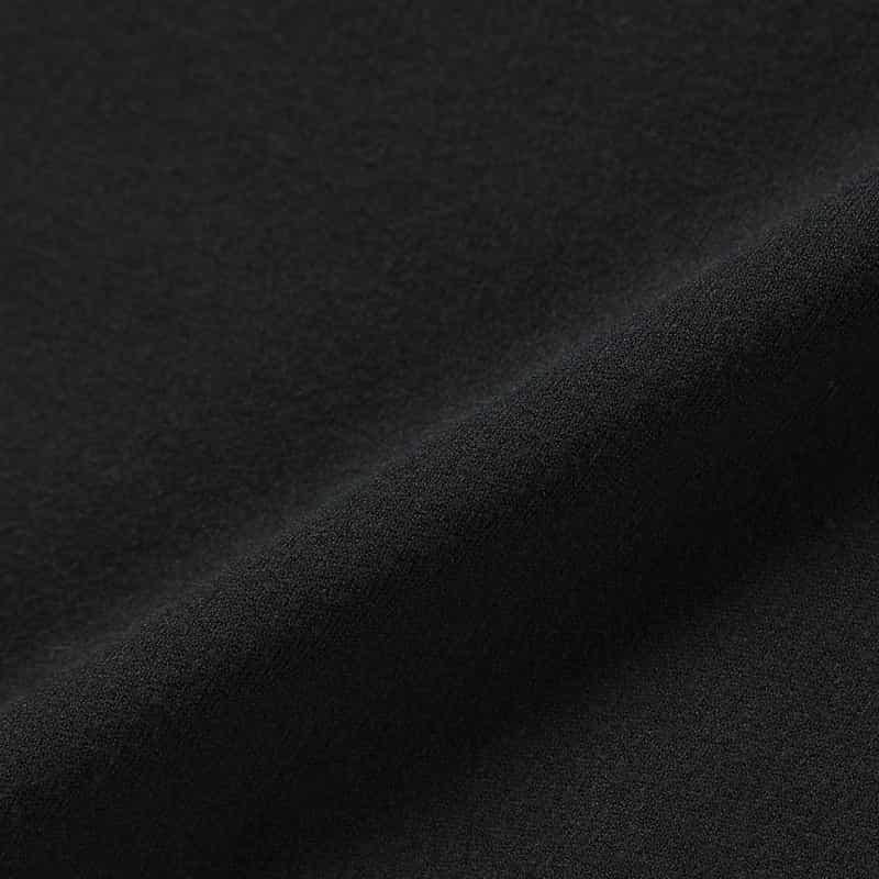 BARNEYS NEW YORK ウォッシャブル ボリュームスリーブニットプルオーバー BLACK