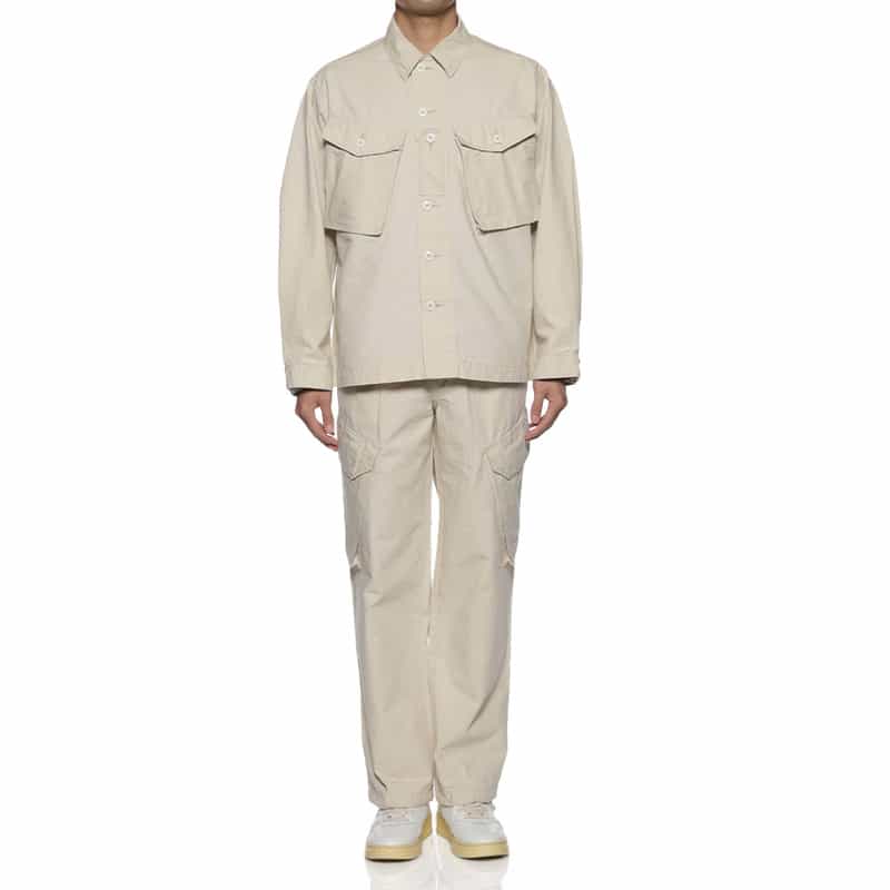 BARNEYS NEW YORK セットアップ コンバットジャケット WHITE