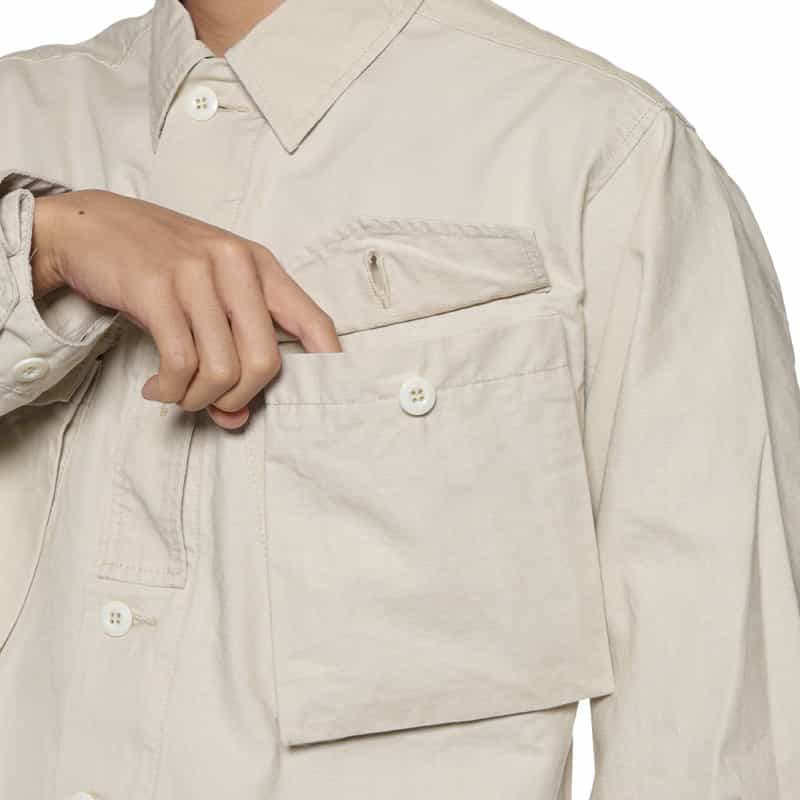 BARNEYS NEW YORK セットアップ コンバットジャケット WHITE
