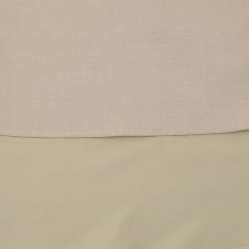 BARNEYS NEW YORK ウォッシャブル サイドボーダーフレアスカート BEIGE