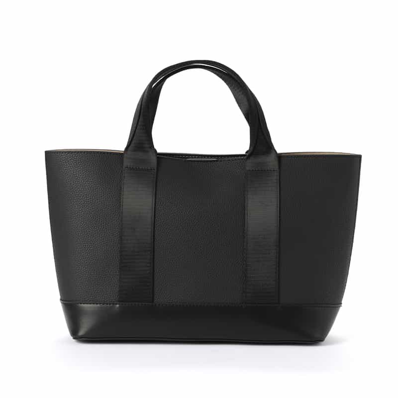 BARNEYS NEW YORK マイクロファイバーミニトートバッグ （S） BLACK