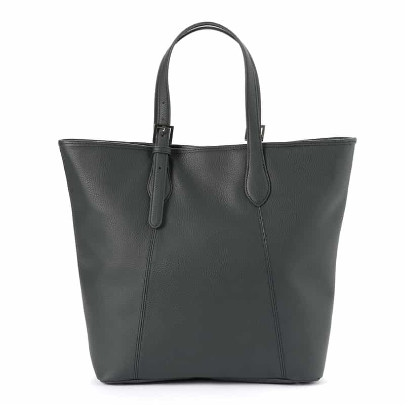 BARNEYS NEW YORK レザー トートバッグ NAVY