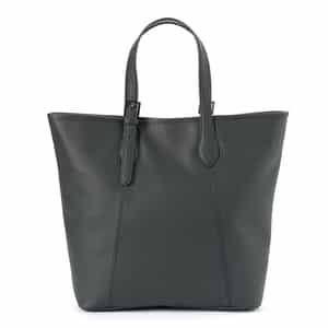 【美品】BARNEYS NEWYORK ナイロン×レザー　トートバッグ　黒 Barneys New York】完売前に レザートートバッグ（M）シンプル