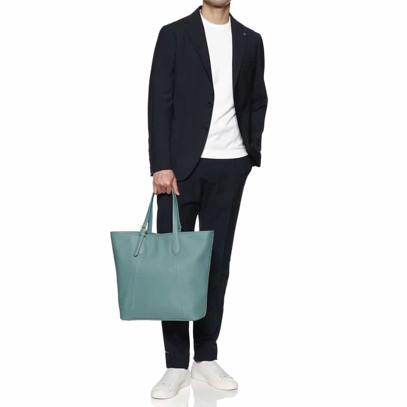 BARNEYS NEW YORK レザー トートバッグ BLACK