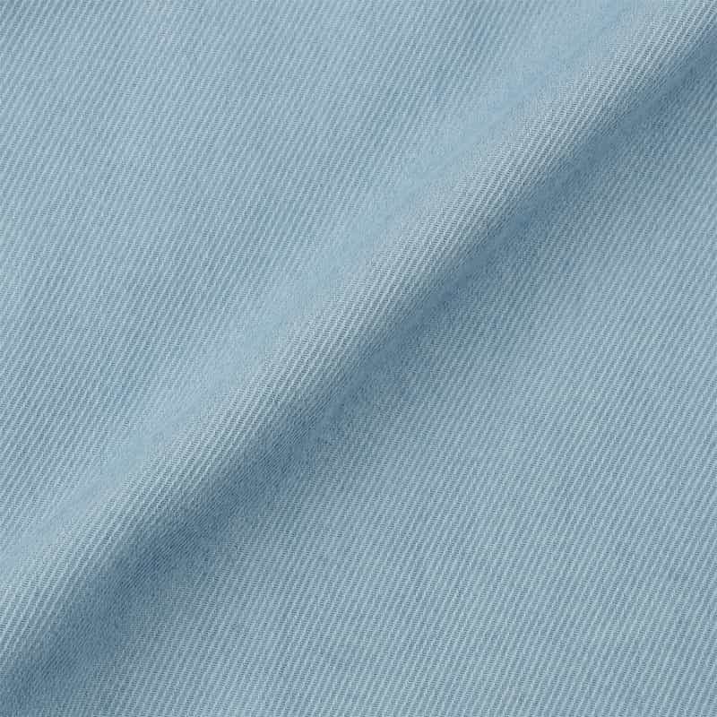 BARNEYS NEW YORK ウォッシャブル レーヨンデニム ドローストリングワイドパンツ LT BLUE