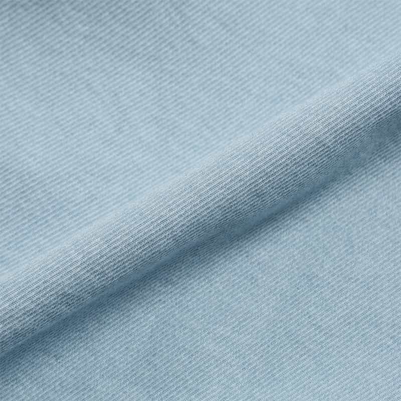 BARNEYS NEW YORK ウォッシャブル 2WAY レーヨンデニム シャツ LT BLUE