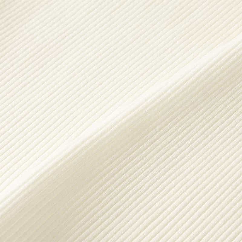 AURALEE AURALEE<オーラリー>ハイゲージ リブニットTシャツ WHITE