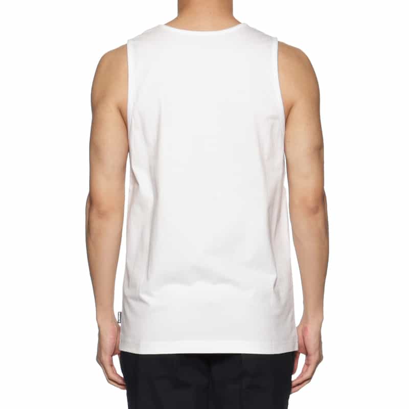 BARNEYS NEW YORK "BARNEYS" タンクトップ WHITE